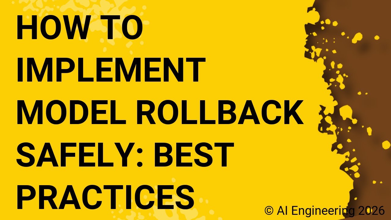 How to Implement Model Rollback Safely Best Practices