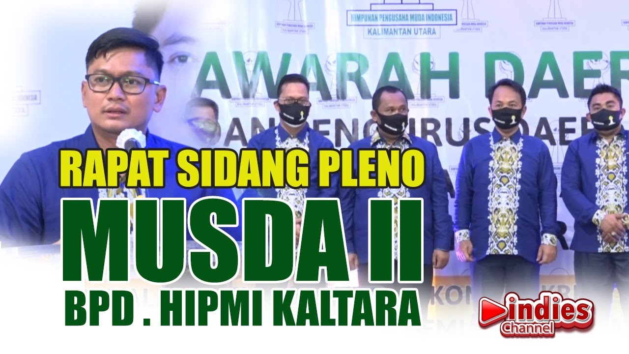 Rapat Sidang Pleno Musda II BPD HIPMI Kaltara