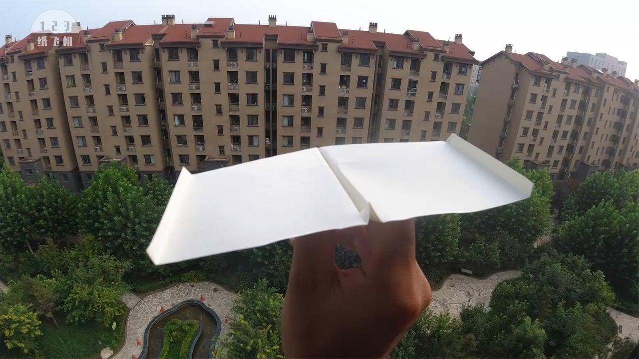 How to use A4 paper to fold a powerful paper airplane in the air, in the shape of a wind rider