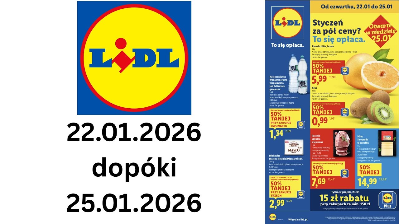 Gazetka LIDL, 22 stycznia 2026 r. &ndash; 25 stycznia 2026 r.