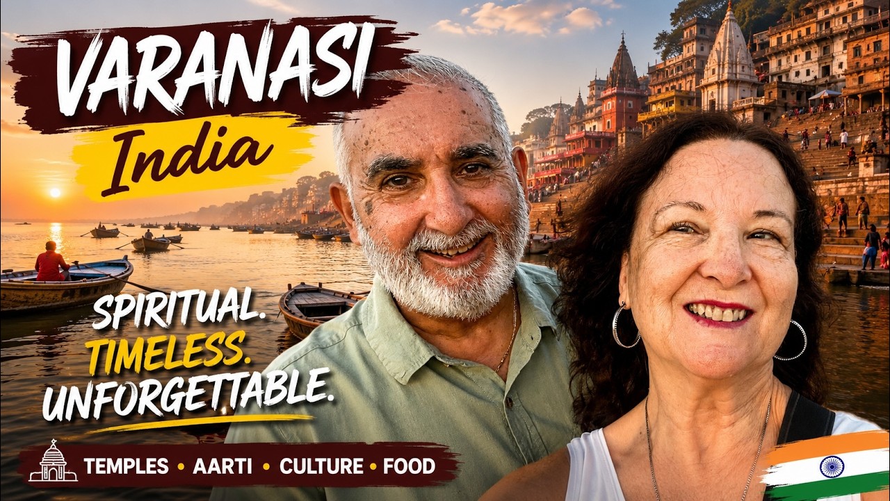 India’s Most Spiritual City 🇮🇳 | Ganga Aarti, Ancient Rituals & An Indian Wedding!