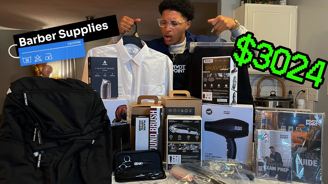 Unboxing my ENTIRE Barber School Kit (OVER $3,000)