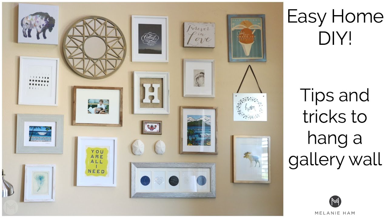 How to Hang a Gallery Wall - Tips and Tricks