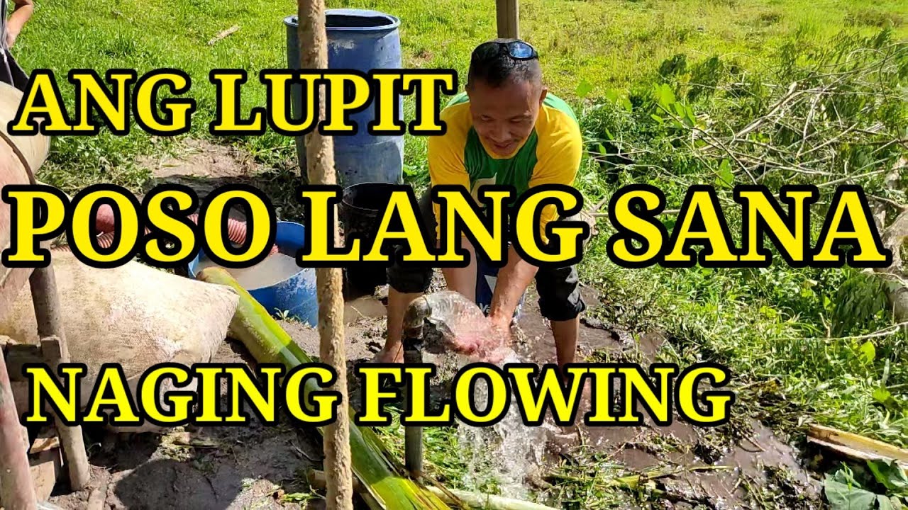 ANG LUPIT NANG WATER SUPPLY NI ATE FLOWING 2 TUBO LANG