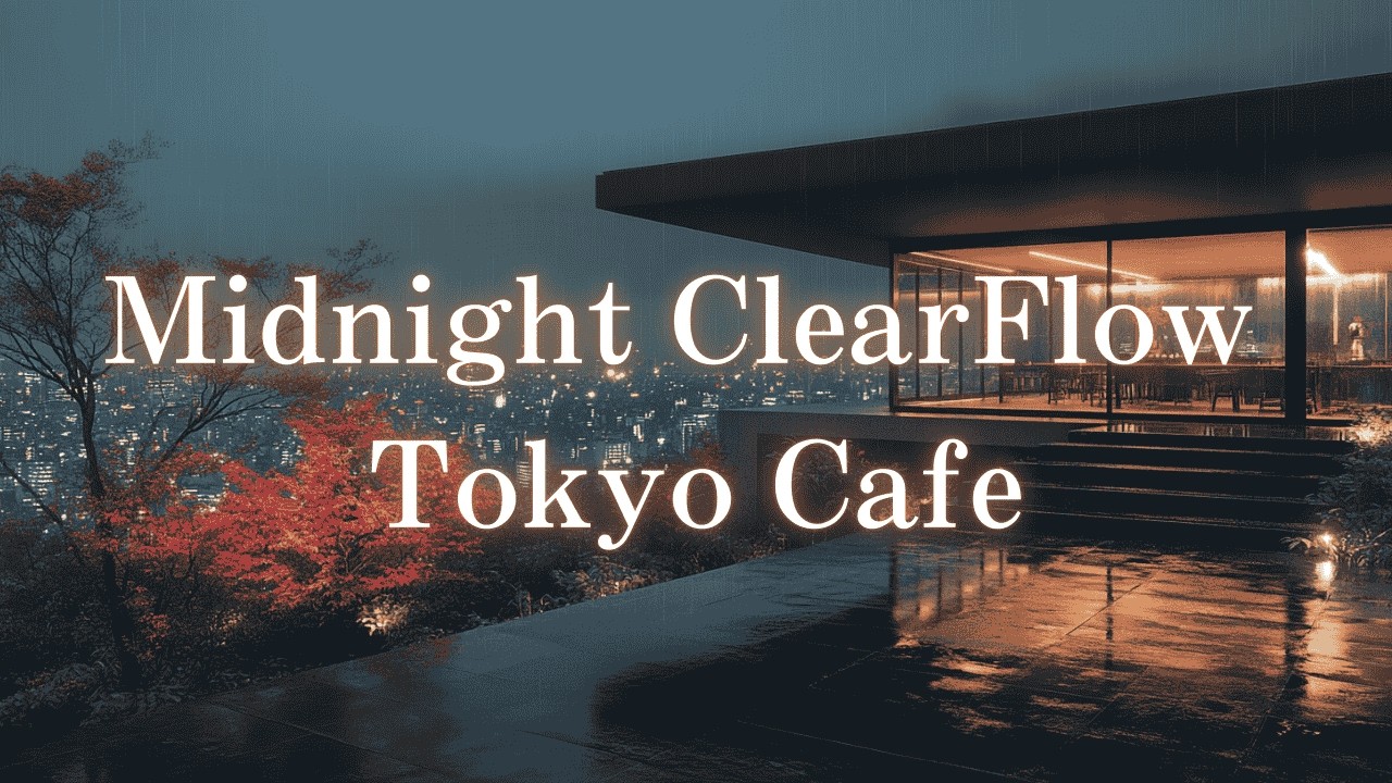 Midnight ClearFlow Tokyo Cafe – Lofi Deep Focus | Cafe en Colina – Lofi para Estudiar