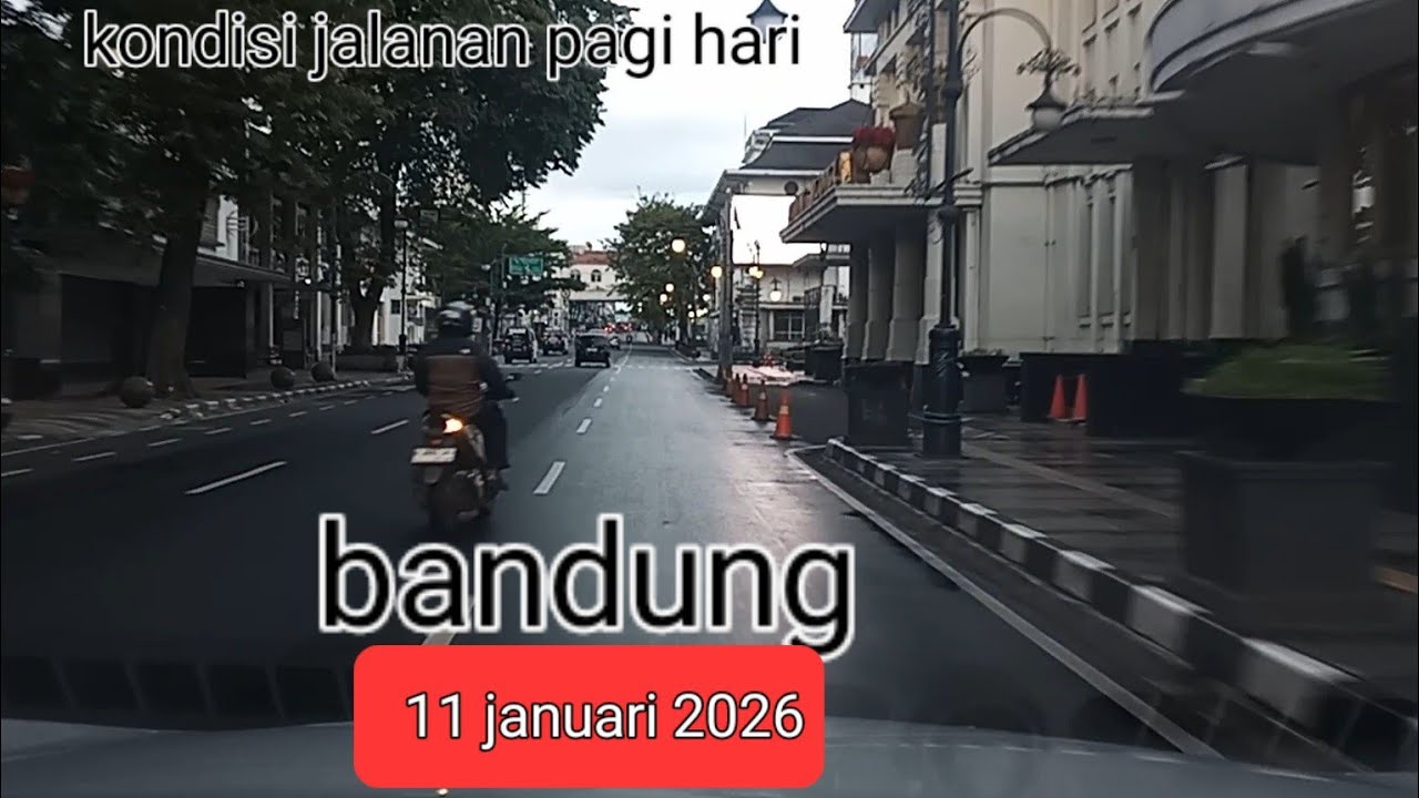 Kondisi jalanan kota bandung pagi hari !! ter update 11 januari 2026@edisurowo6064