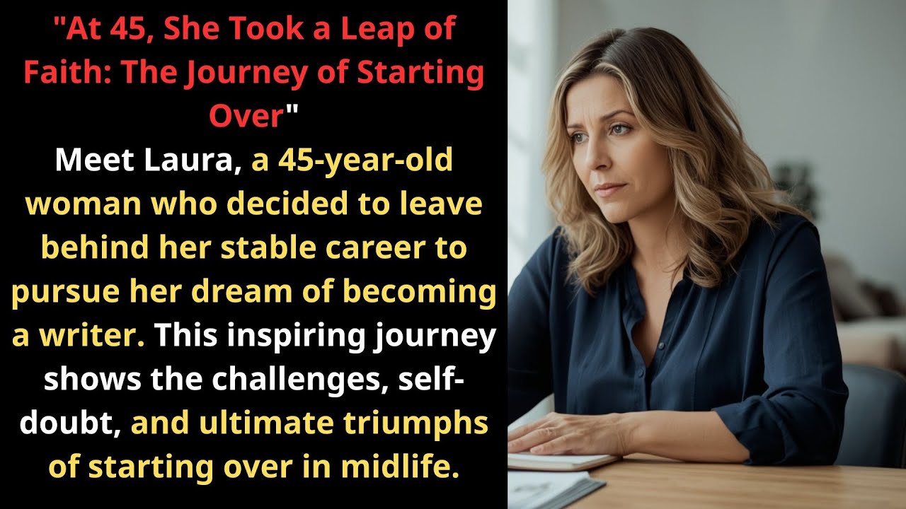 At 45, She Took a Leap of Faith: The Journey of Starting Over