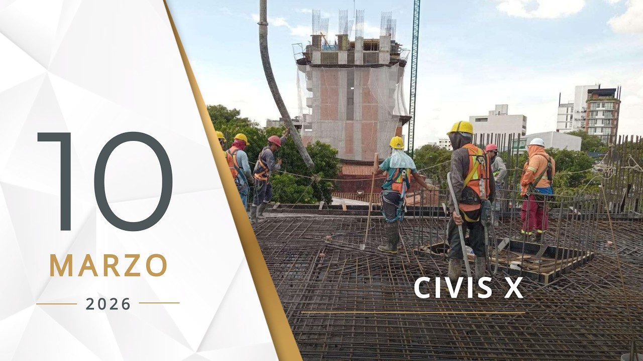 Avance de obra Edificio CIVIS X (Febrero 2026)