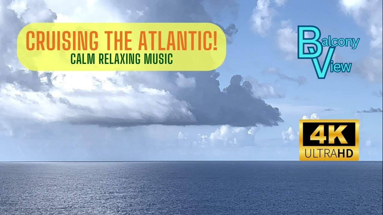 RELAXING! Enjoy MORNING in the ATLANTIC with a BALCONY VIEW in 4K!