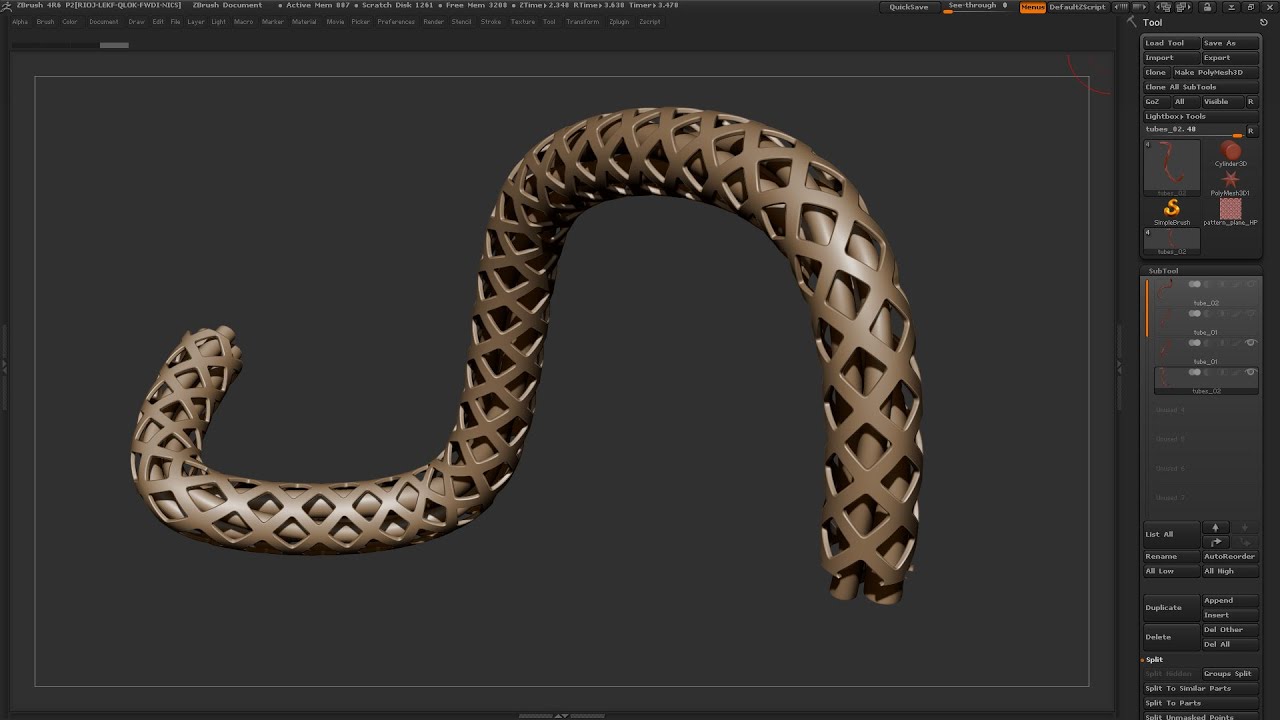 Building interesting Geometry with Zbrush and 3DS Max