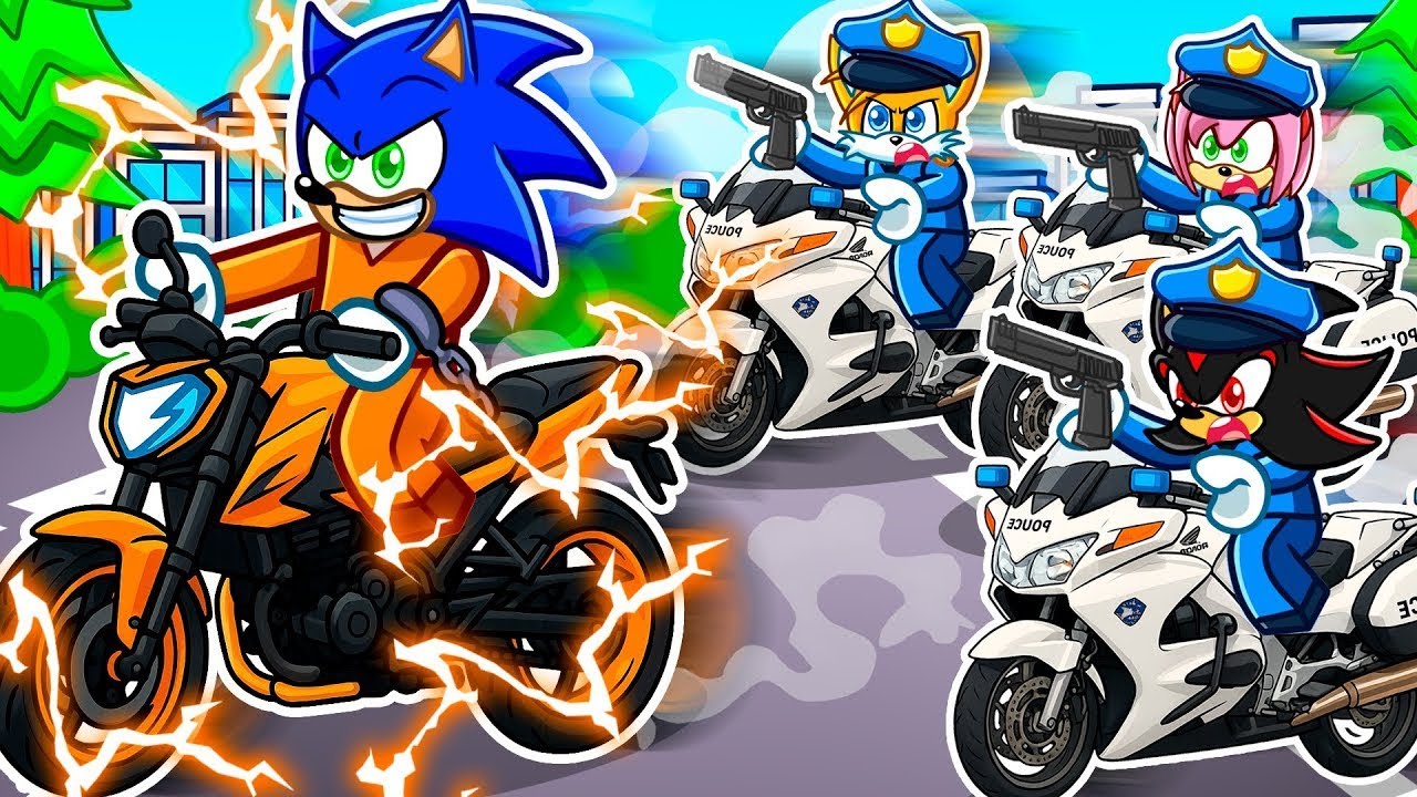 SONIC FUIT LA POLICE sur DRIVING EMPIRE sur ROBLOX !