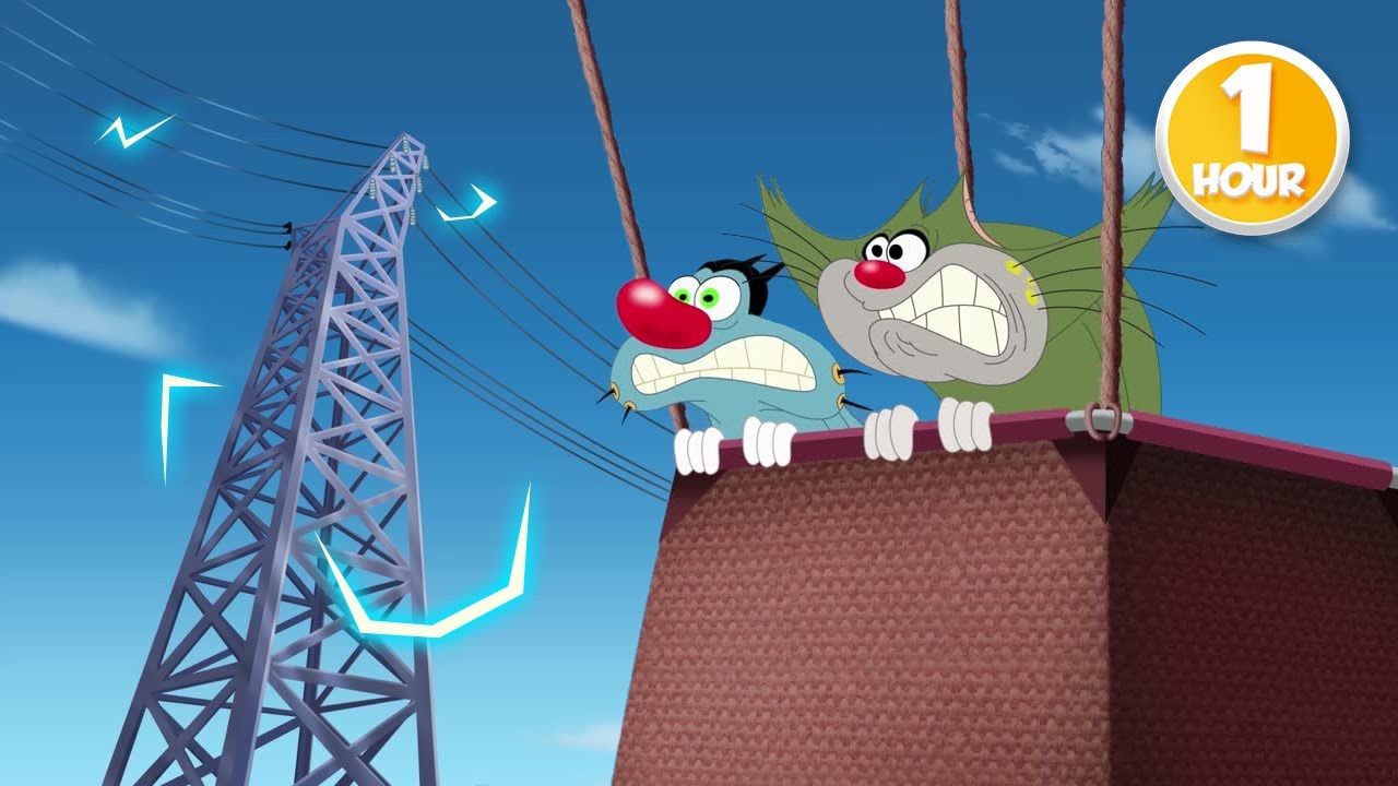 Hot Air Chaos | Oggy and the Cockroaches |1 Hour Compilation | New Episodes in HD