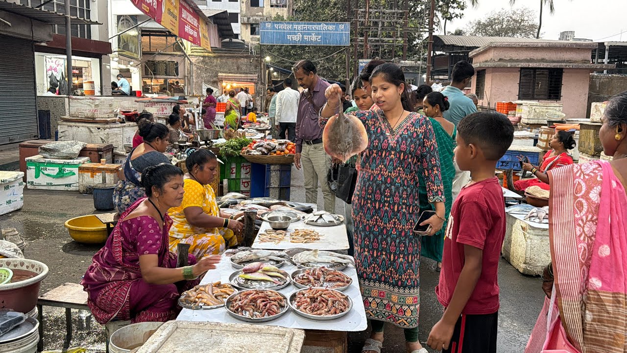 Vlog 797 | Panvel Macchi Market 🦞🐠🦐 | Family Vlog | Nayan Katekar Vlogs | 