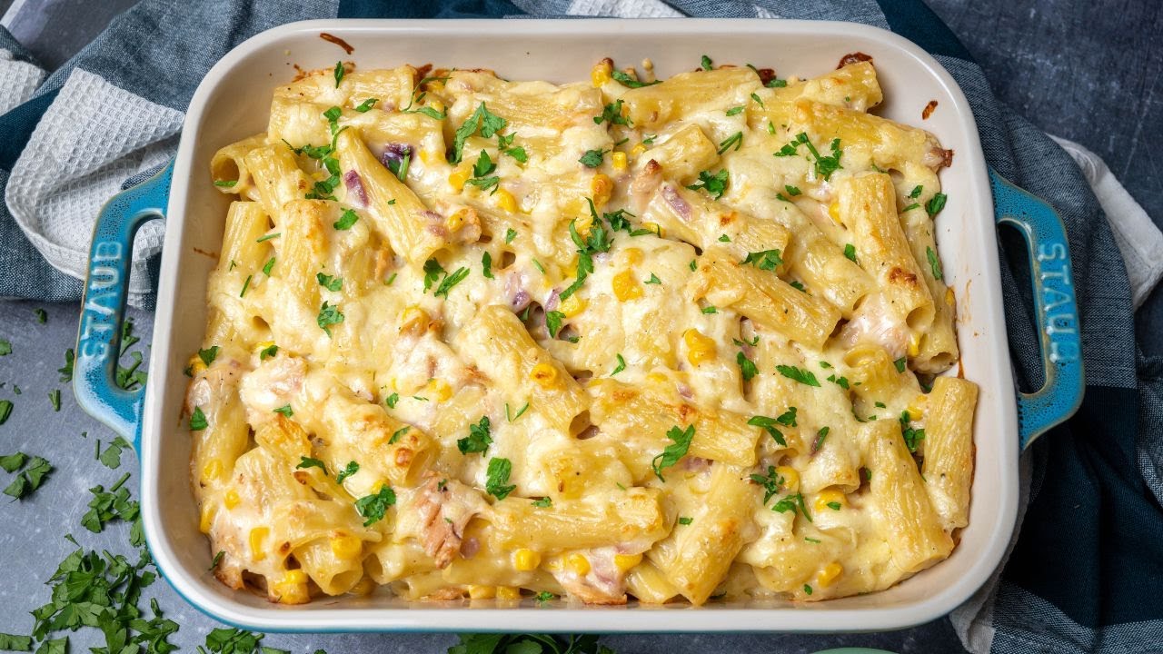 Creamy Tuna Pasta Bake