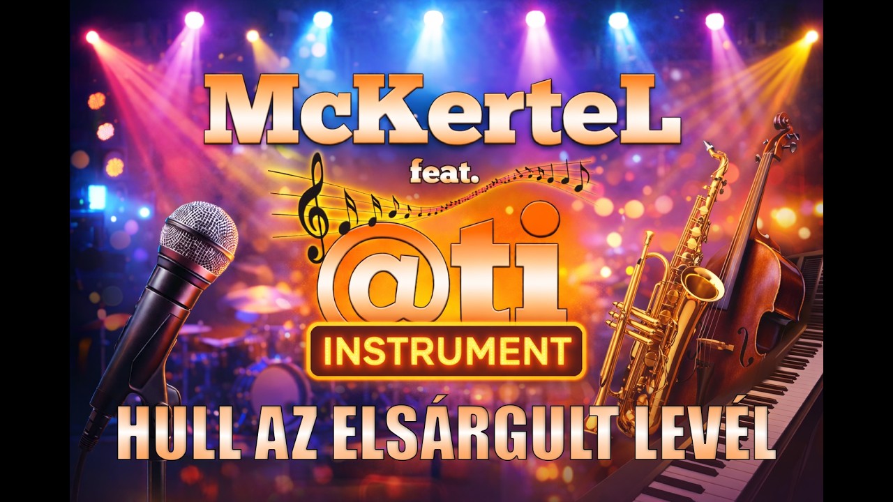 🎹 🎤 Máté Péter - HULL AZ ELSÁRGULT LEVÉL  (Instrument/Karaoke Szöveges Videóval)