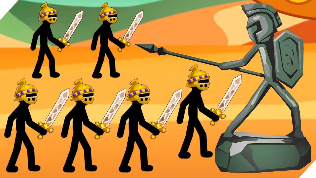 АРМИЯ ЗОЛОТЫХ СТИКМЕНОВ! - Stick War Stickman Battle Legacy 2020. Игра как Stick war legacy
