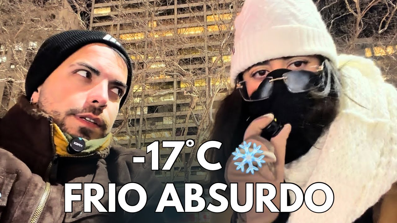 Chegamos em Nova York com -17°C ❄️ | nossos primeiros dias foram congelantes 