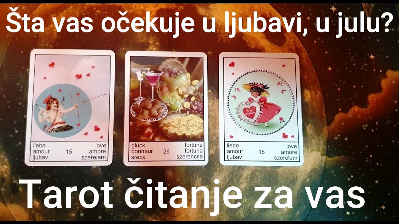 Šta vas očekuje u ljubavi u julu? - Tarot čitanje za vas