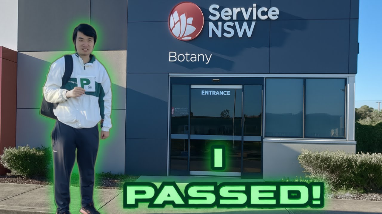 Finally got his P's| BOTANY DRIVING TEST ROUTE 2025