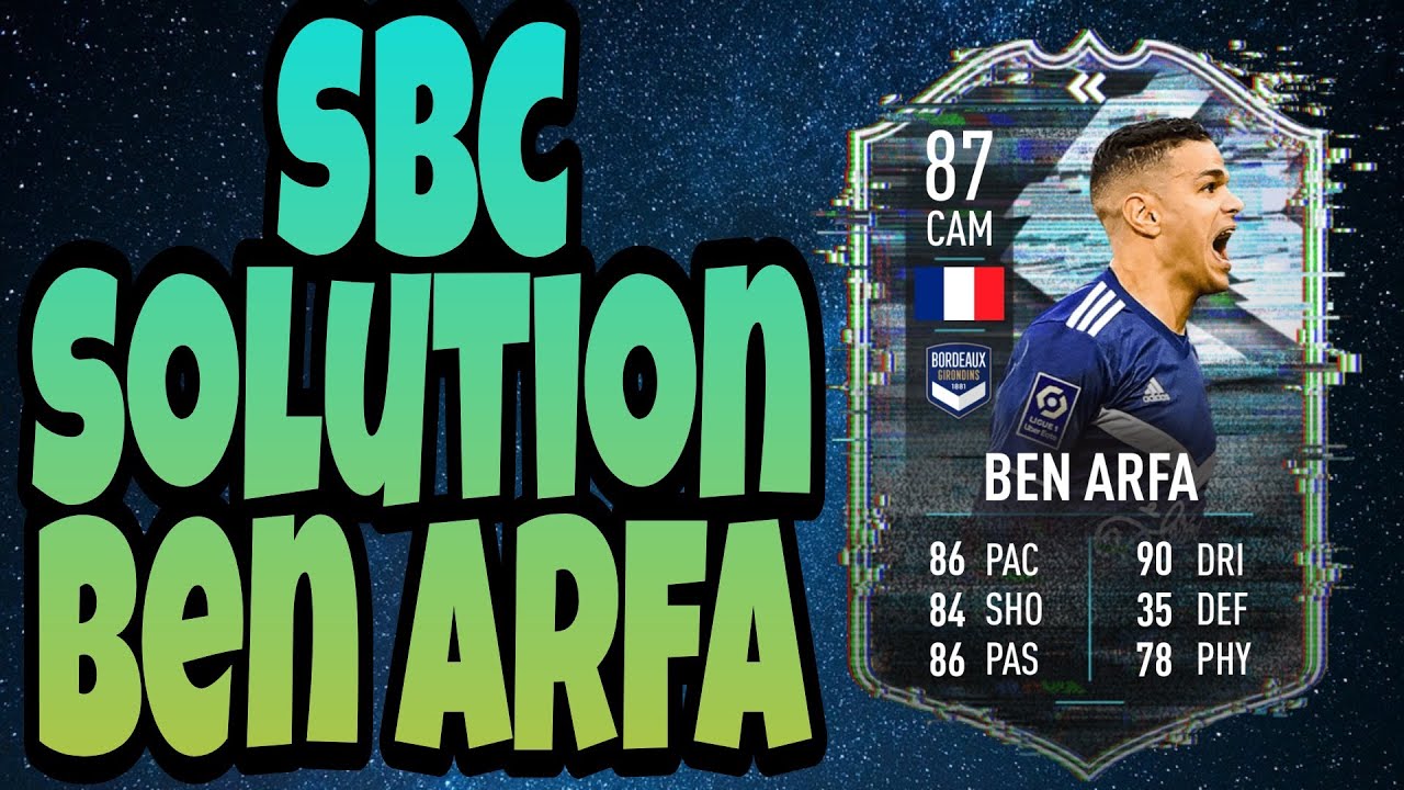 SBC SOLUTION BEN ARFA 87 / MAD FUT 21