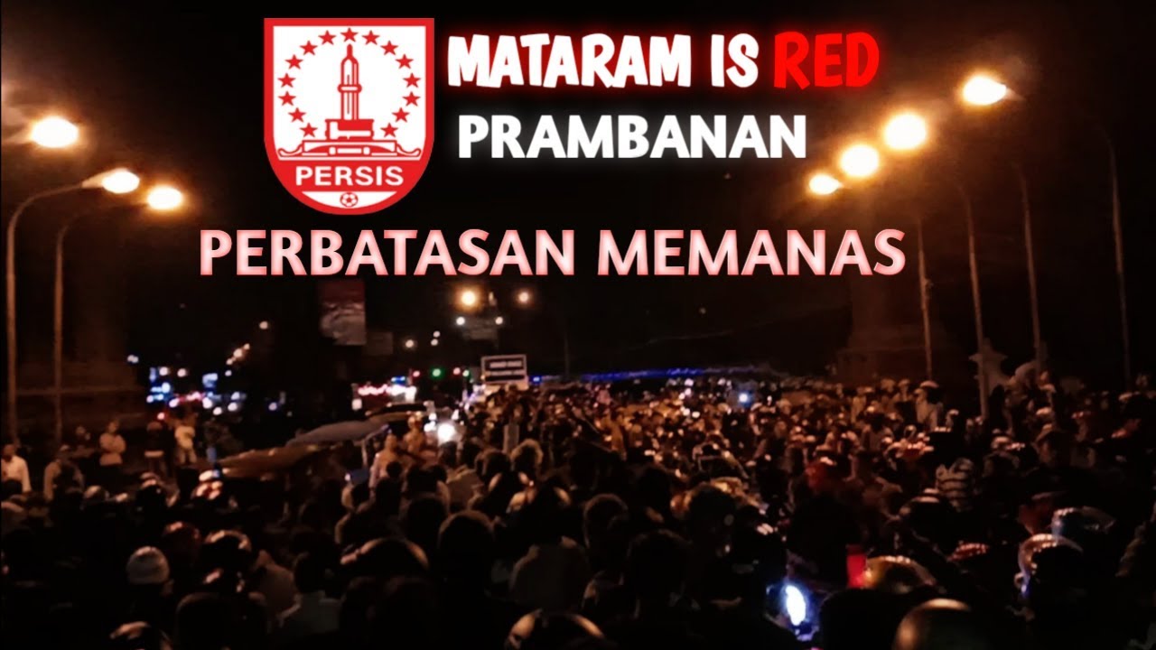 SUPORTER PERSIS SOLO TEMBUS DI PRAMBANAN