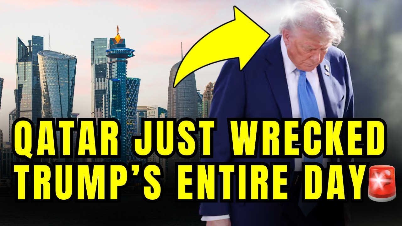 🚨Трамп ПРЯЧЕТСЯ, пока Катар обрушил на него сокрушительный удар.