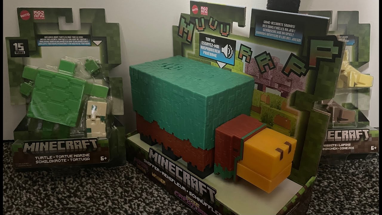 Mattel Minecraft Sniffer With Sounds Review + More !!!