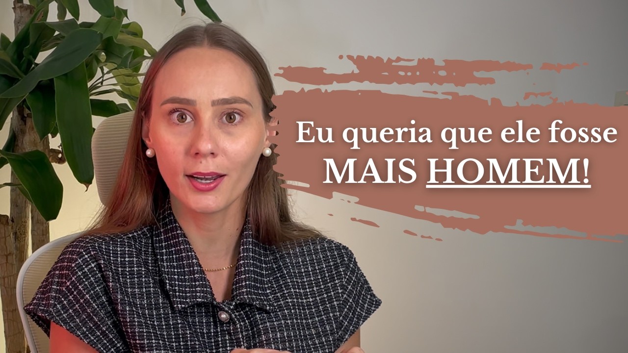 O que fazer quando ele NÃO assume o papel de Homem no casamento?
