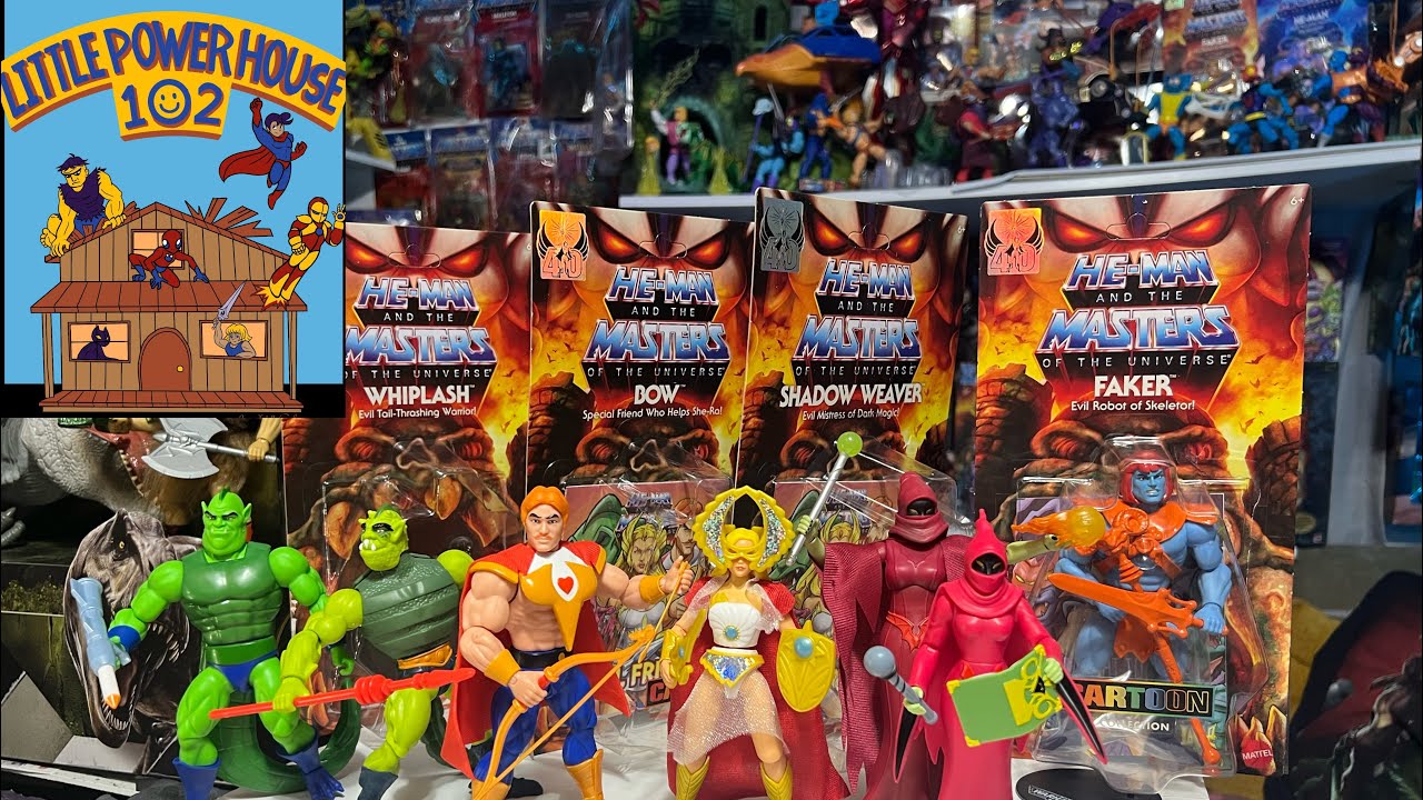 Masters of the Universe origins cartoon whiplash,Bow&shadow weaver review 