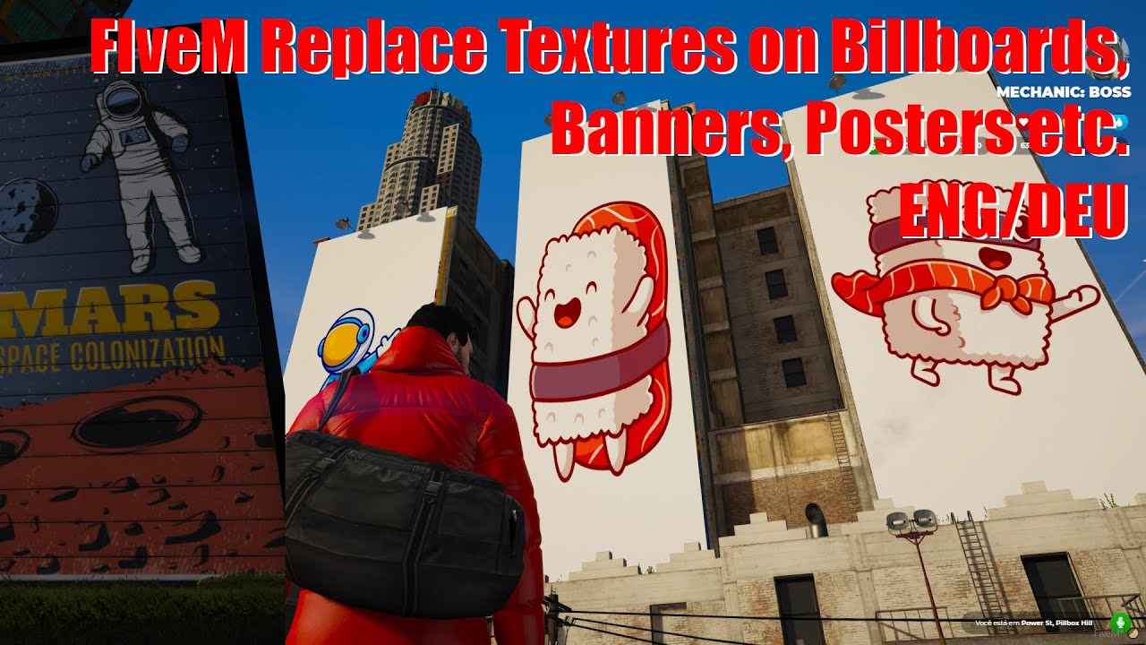 FiveM Replace Textures on Banners, Billboards, Posters etc. Tutorial ENG/DEU