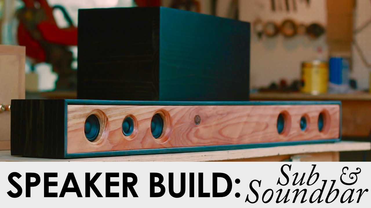 2.1 Soundbar System With Sub | DIY Speaker Build