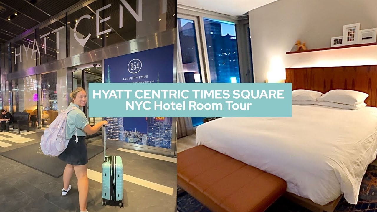 Hyatt Centric Times Square | Отель в Нью-Йорке | Номер с кроватью размера «king-size» и видом на ...