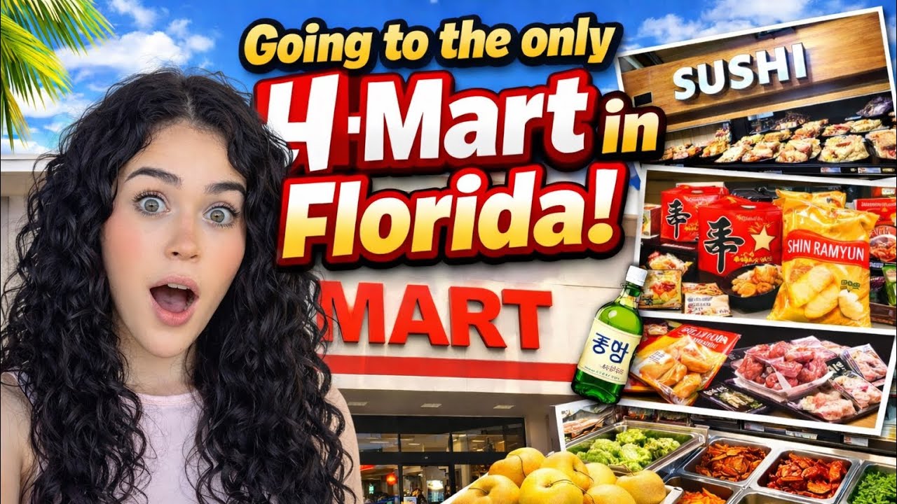 GOING TO THE ONLY H-MART IN FLORIDA! (VLOG) | @Iamsolodoll 