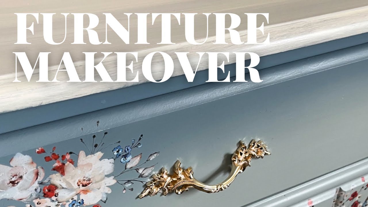 Chalk Paint Furniture Makeover Blending Dixie Belle Chalk Mineral Paint | Start to Finish