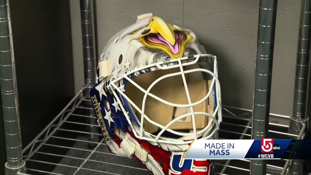 Hall of Fame helmets, guitars are Made in Mass.