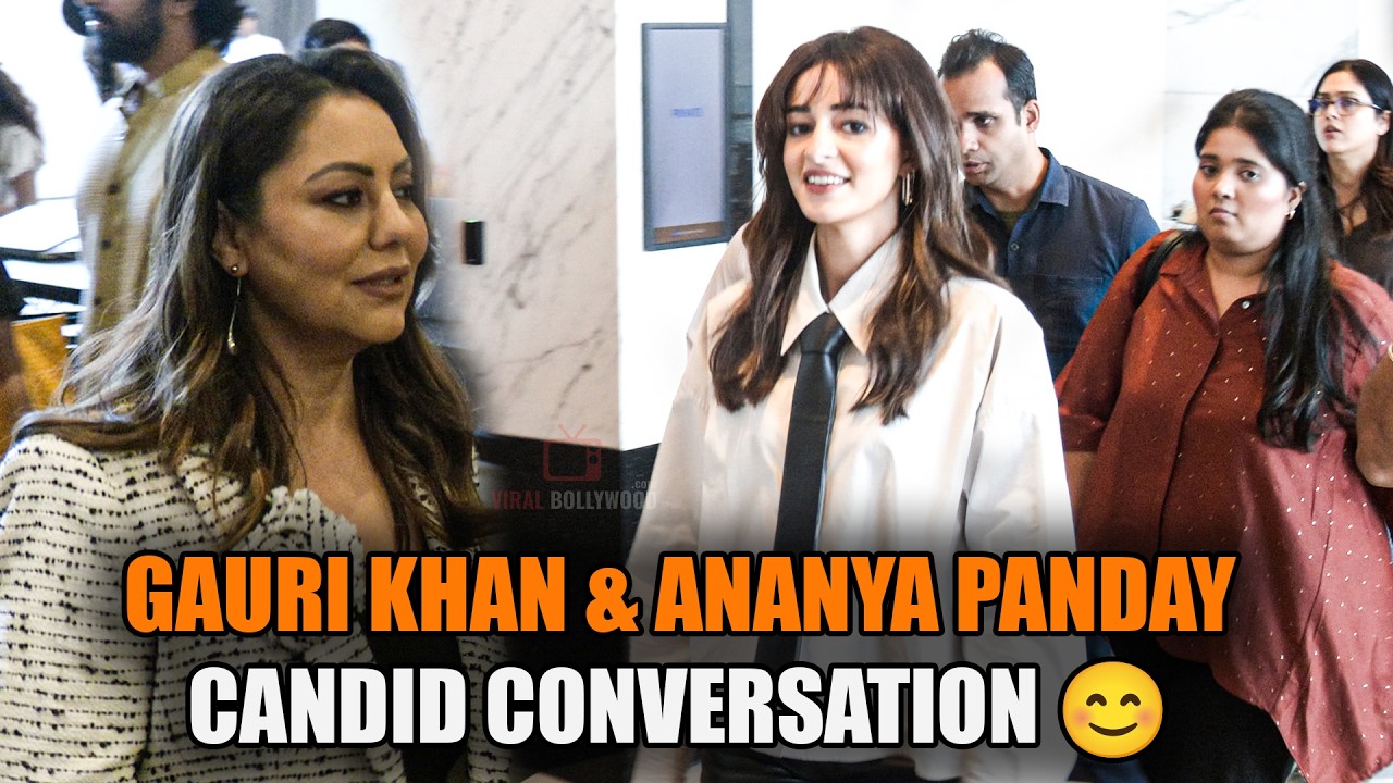 Ananya Panday Meets Gauri Khan 💬 | Quick Chat Before the Show at LFW
