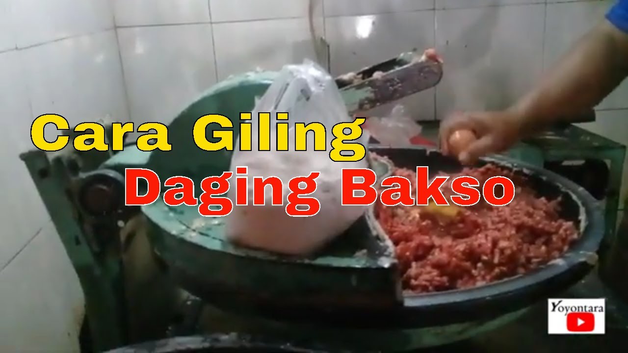 Giling Daging Bakso di Pasar | Pasar Agung Depok