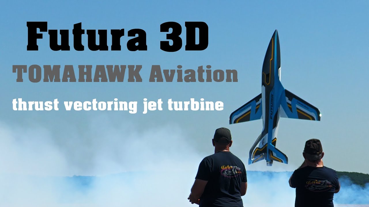 Futura 3D TOMAHAWK | thrust vectoring jet turbine | 4K | 2023
