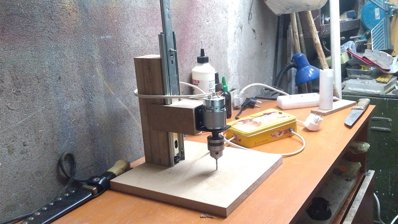 Simple homemade drill press