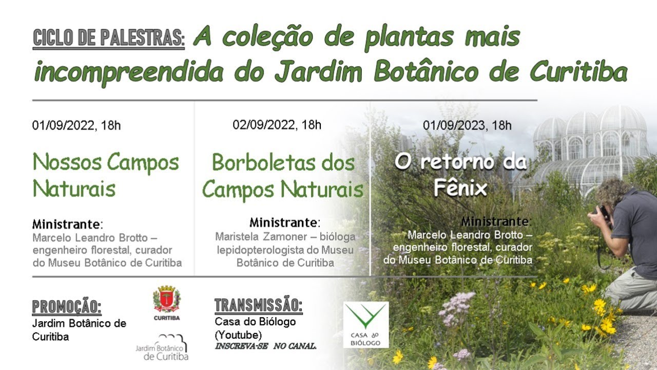 CICLO DE PALESTRAS Campos Naturais: ABERTURA