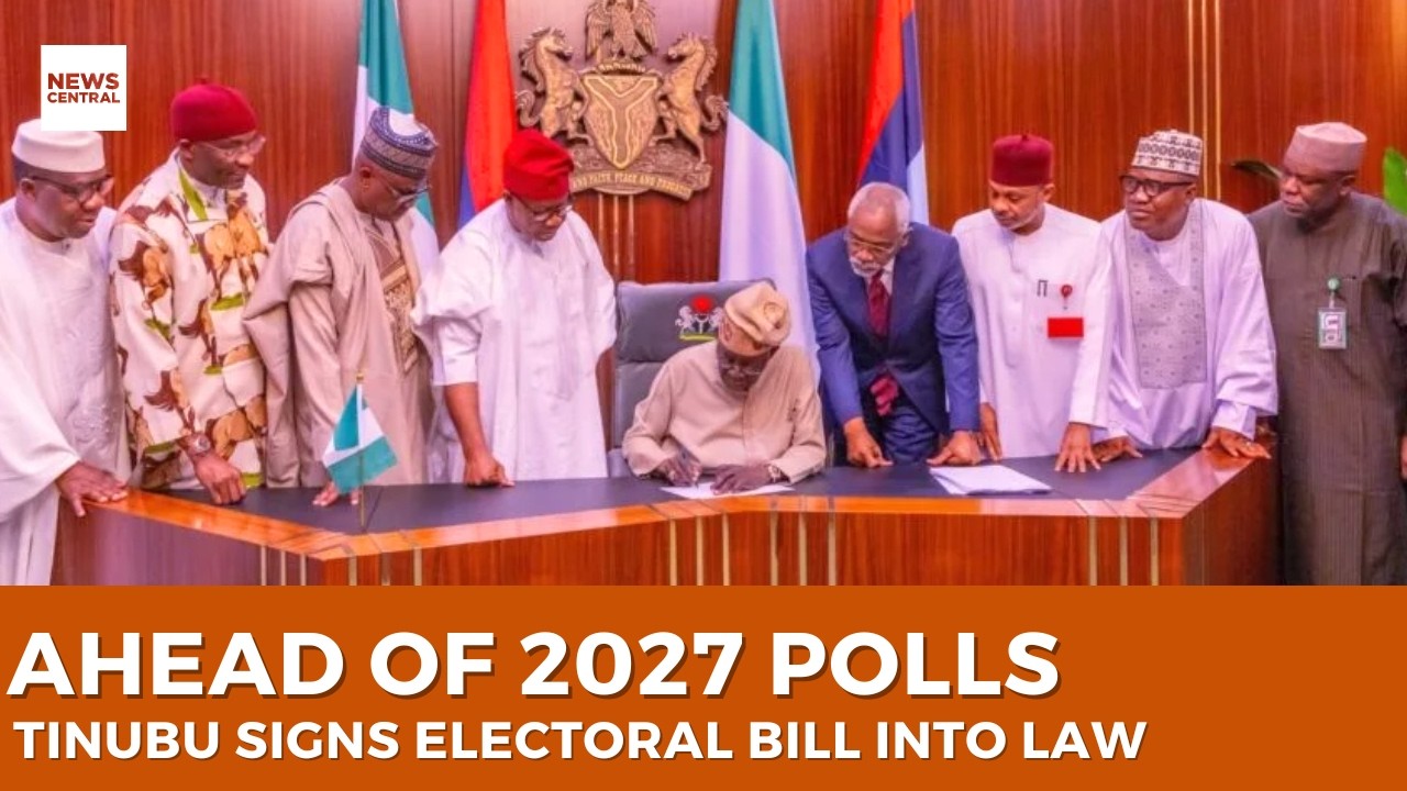 President Tinubu Signs Electoral Act 2026 Despite E-Transmission Protests