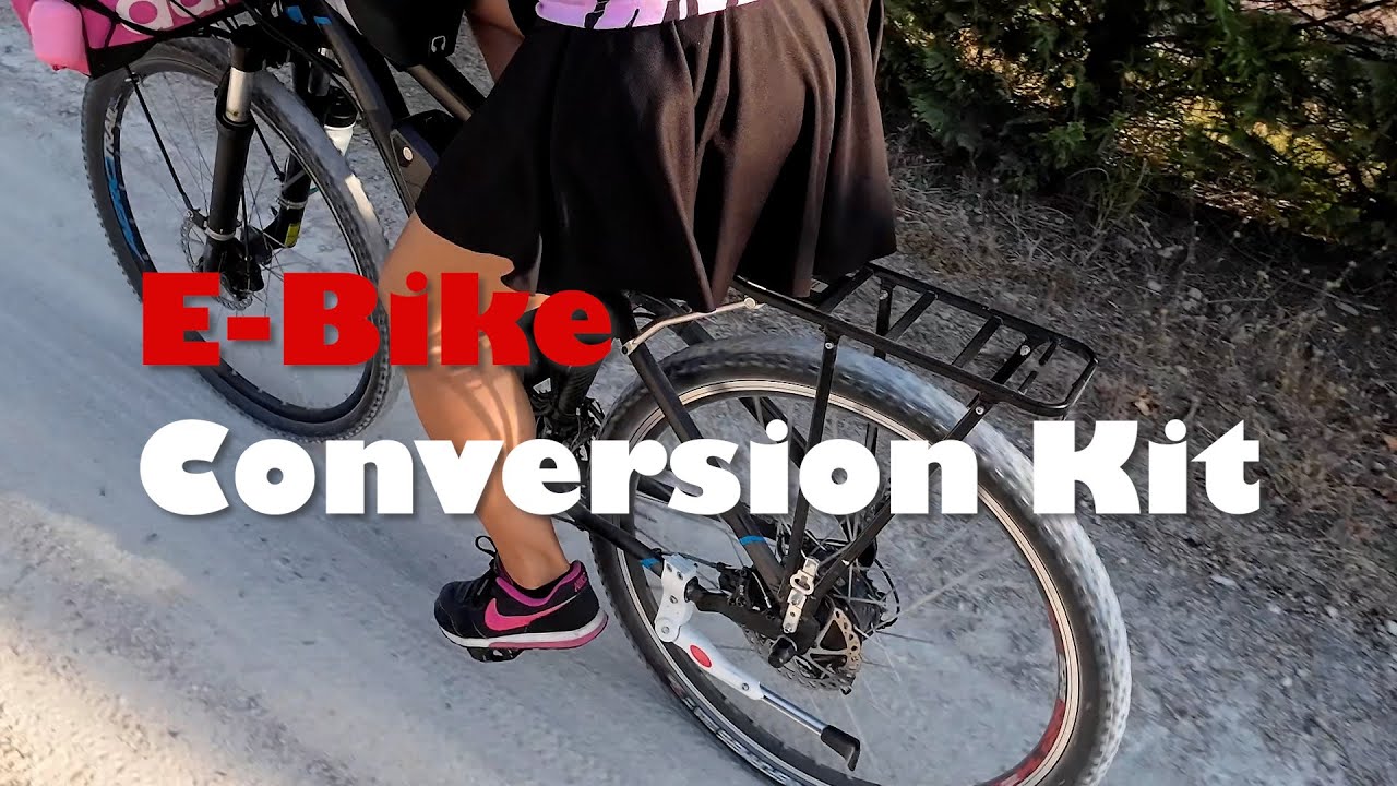 E-BIKE CONVERSION KIT ...da MTB muscolare a pedalata assistita con pochi euro e montaggio facile