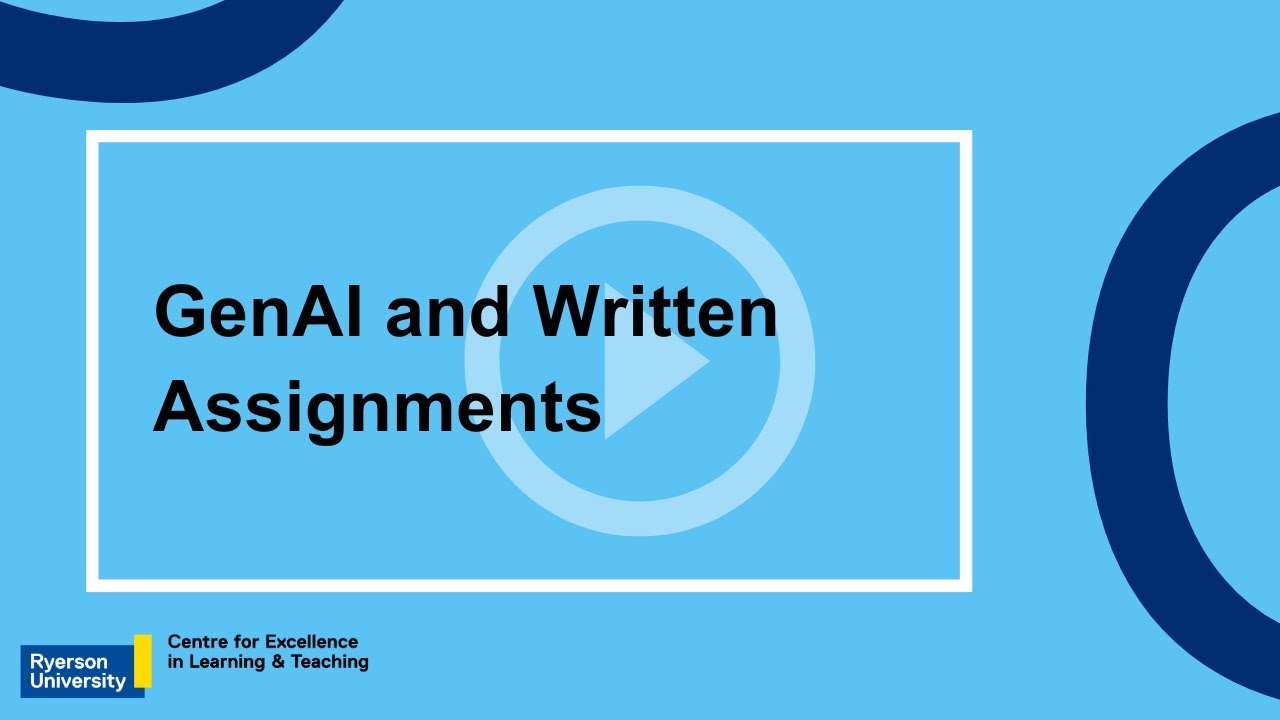 GenAI and Written Assignments