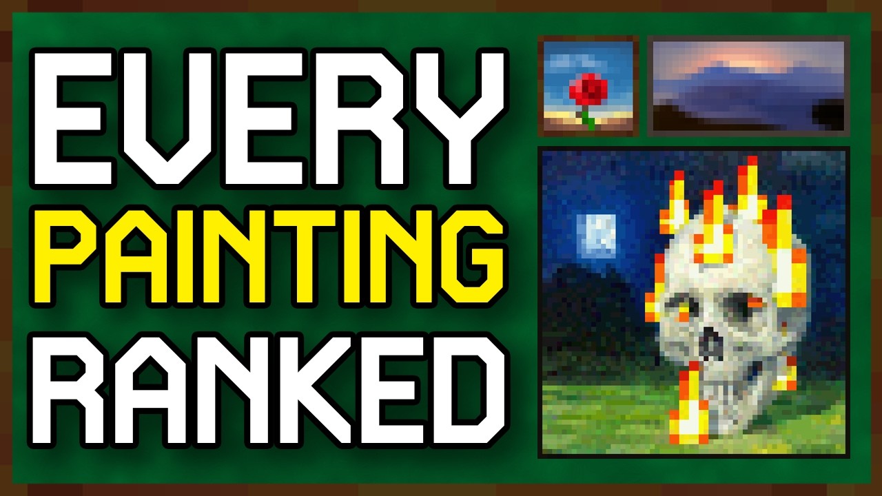 Ranking EVERY Minecraft Painting
