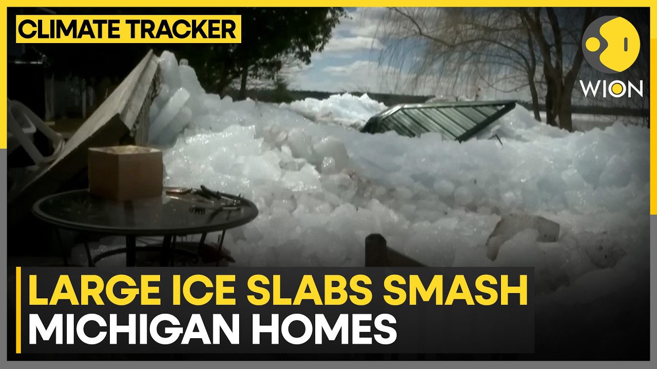 Michigan Ice Floods: Cheboygan County Struggles With Flood Crisis | WION Climate Tracker