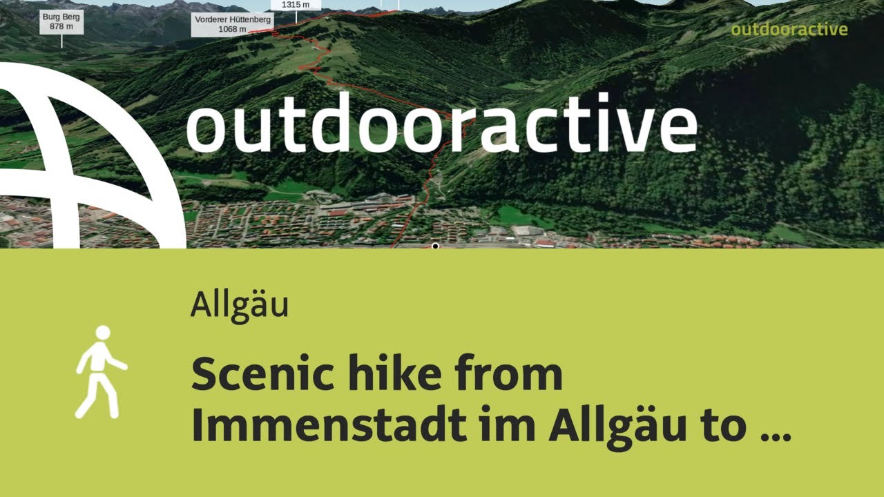 hike in the Allgaeu Region: Scenic hike from Immenstadt im Allg&auml;u to Blaichach via Mittagberg