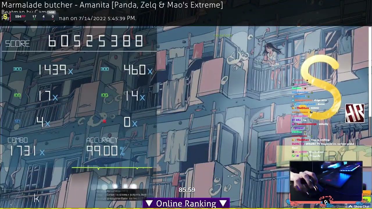 Marmalade butcher - Amanita [Panda, Zelq & Mao's Extreme] +HR | 1sb soooo sadddd :cccccc