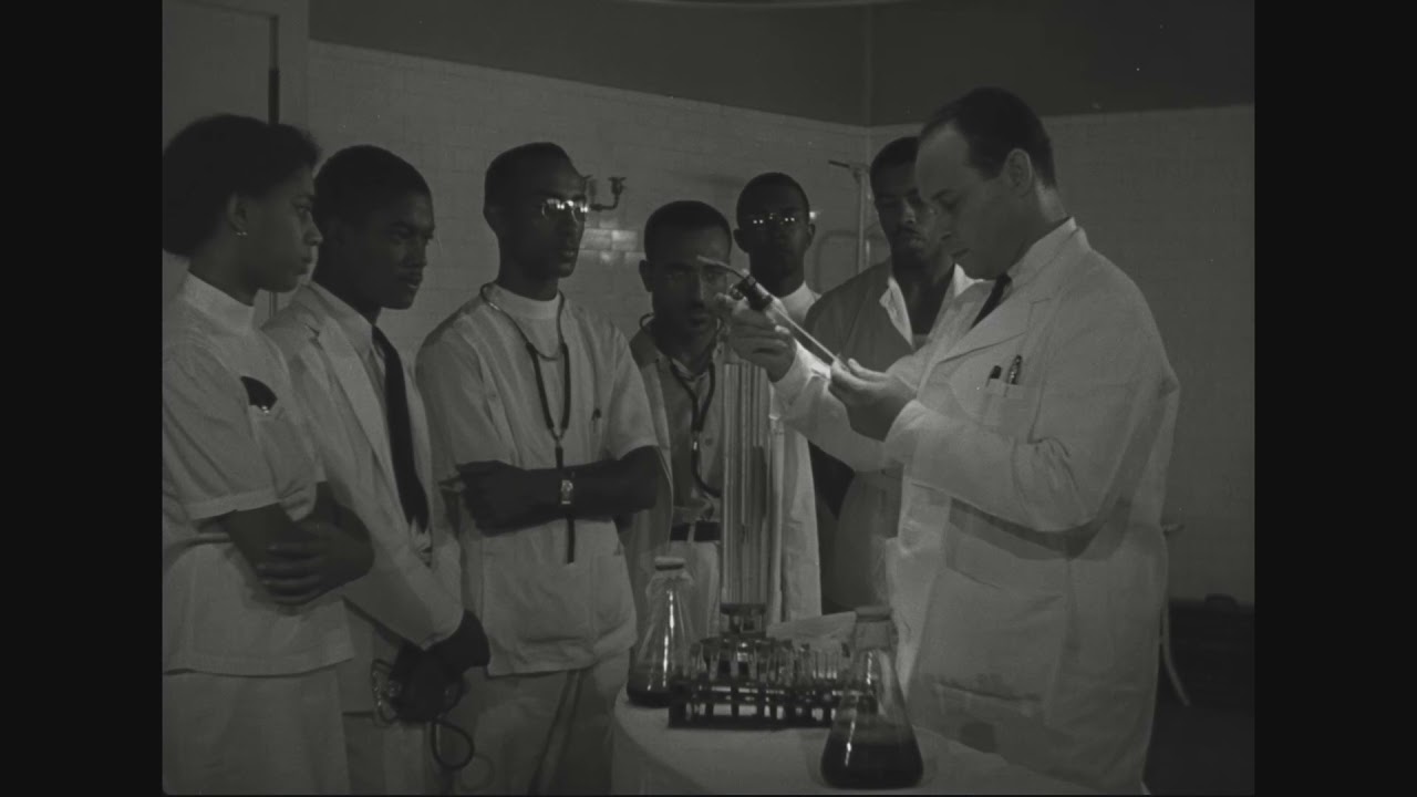 Library Stock Shot #255 (Tuskegee Institute, Howard University and Hampton Institute in WWII)