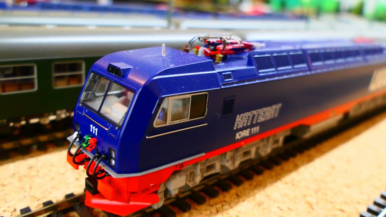 The real LKAB locos and model HO by ROCO  2021