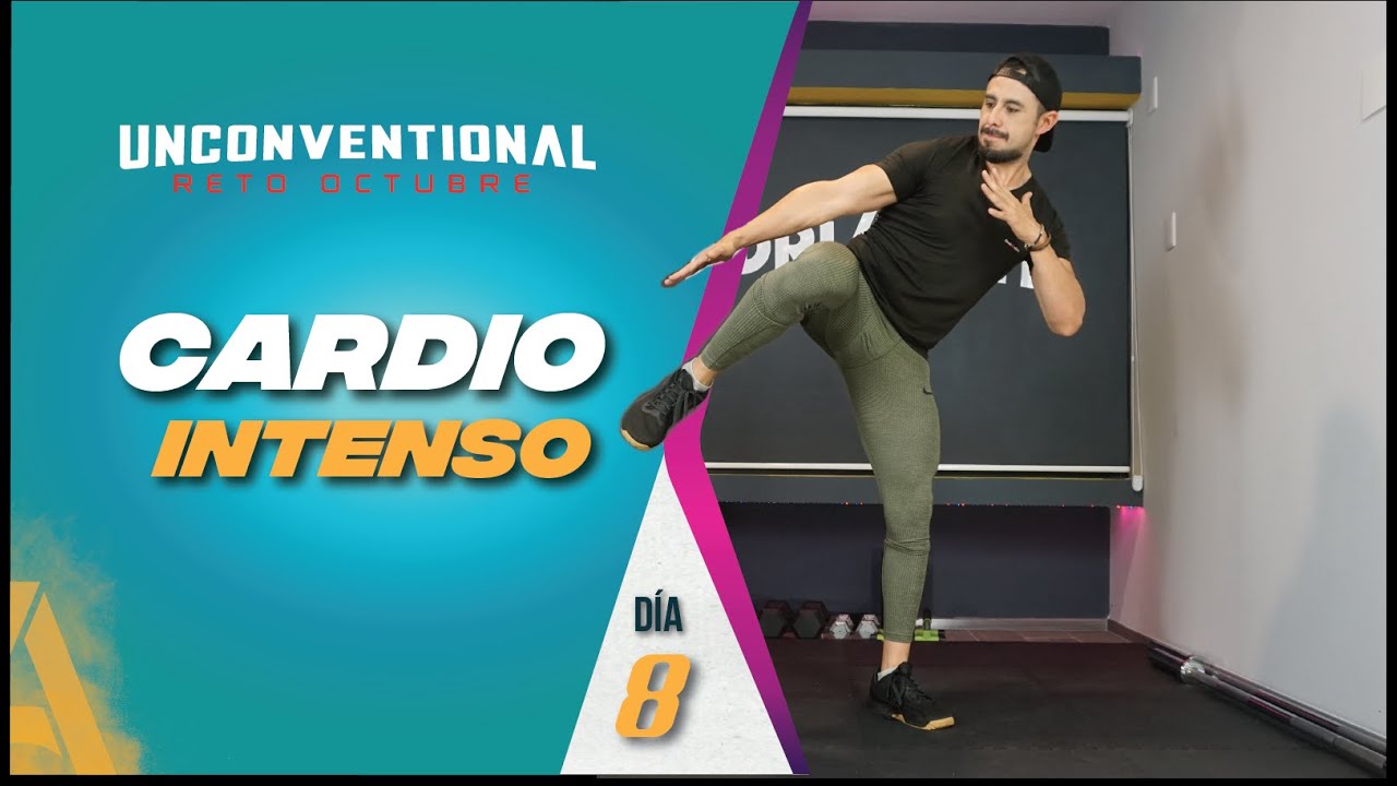 Cardio Intenso en Casa 🏠 Sin Equipo 🔥  Reto Unconventional ✅ día 8